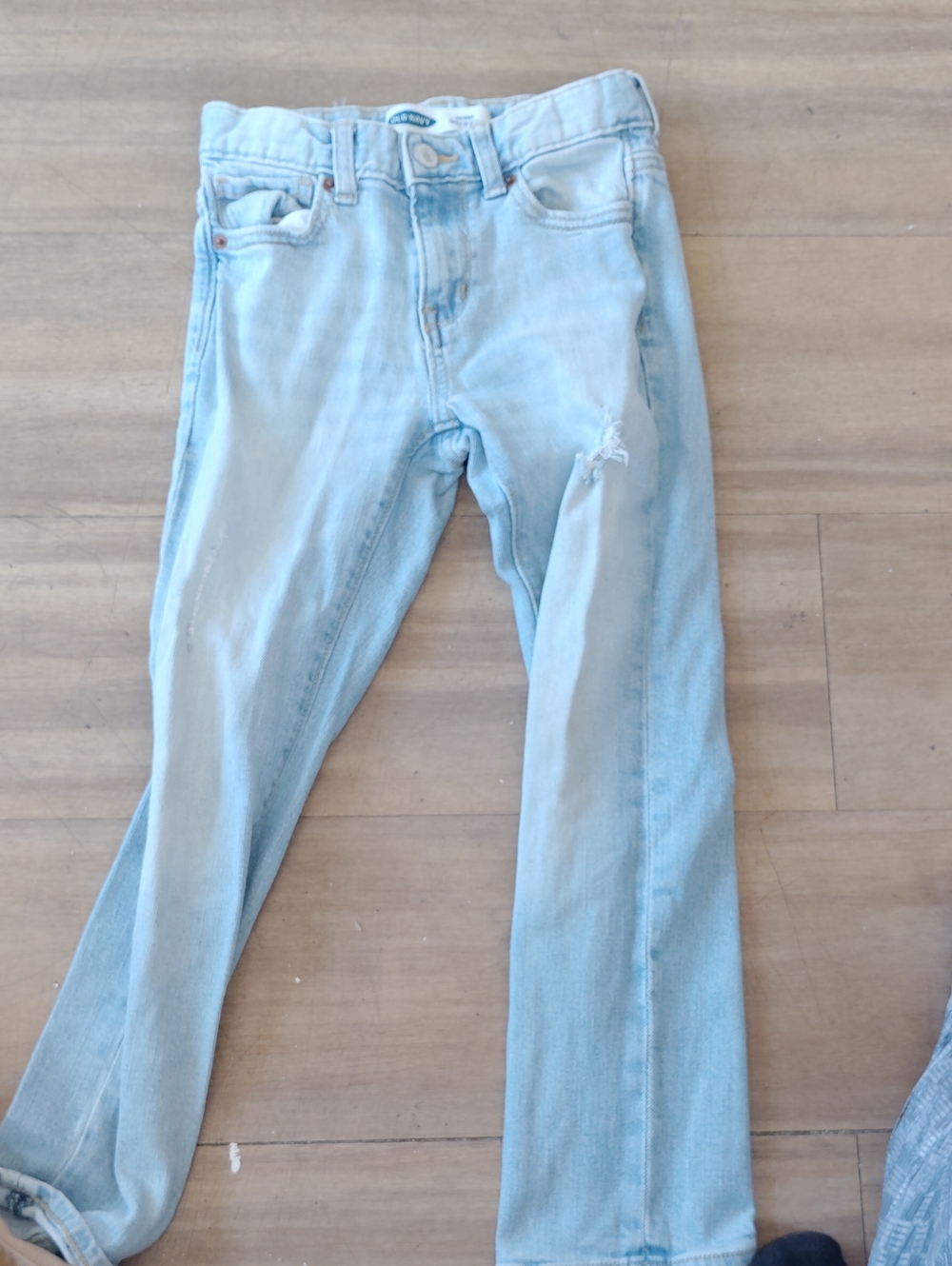 Old Navy Light Blue Wash Boys Kids Jeans Skinny Built In Flex Size 7